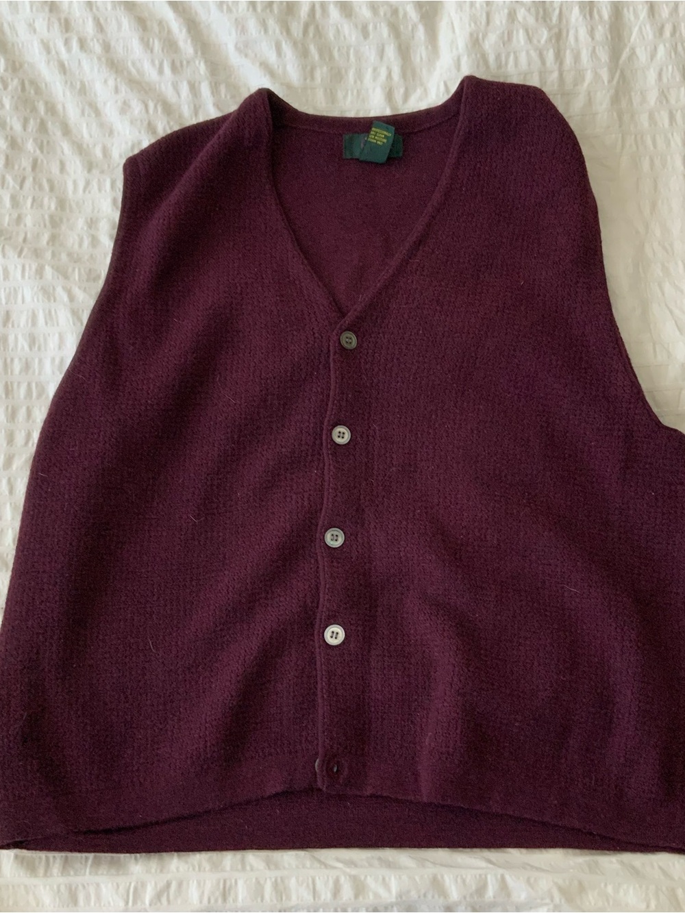 V-Neck Knit Vest